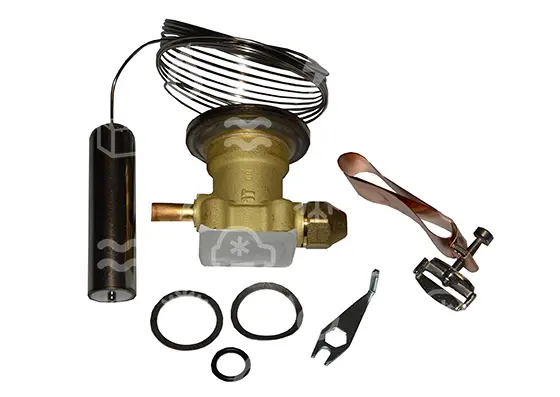 hlava termostat. exp. ventilu Danfoss TE 5 , R404A/R507, rozsah teplot: -40 / -15 , MOP - 10, vyrovnání: vnější 1/4